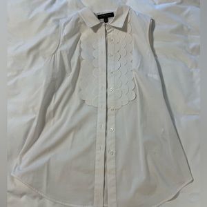 Button up tank top blouse